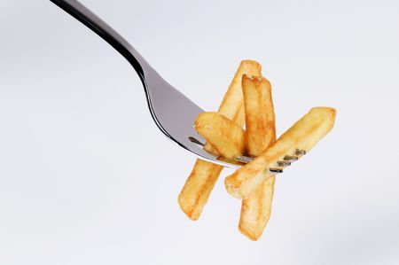 French fries on a fork
の写真素材