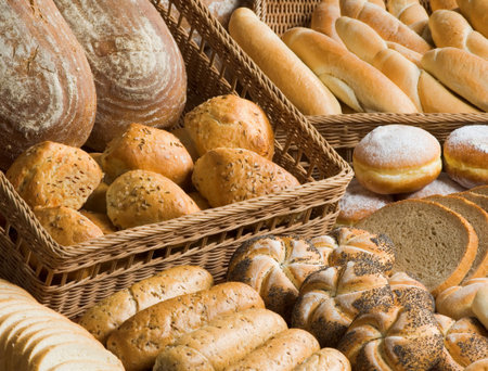 Assortment of bakery goods