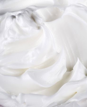 Macro shot of whipped cream -full frameの写真素材