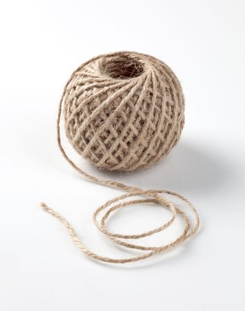 Ball of thick string - studio shot