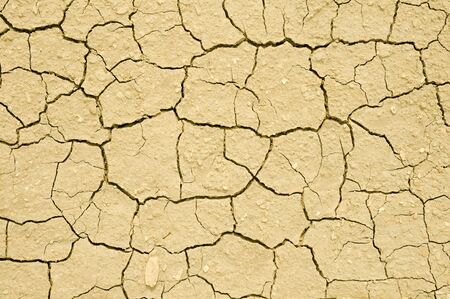 Cracks in dry soil - background