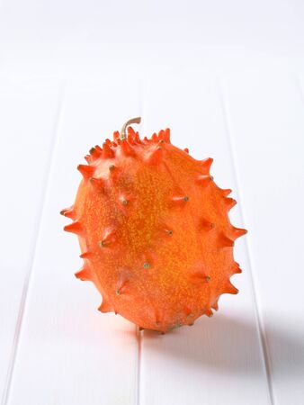 Kawani fruit - Horned melon の写真素材