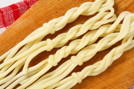Slovak cuisine - String cheese in the shape of little braids (Korbaciky)