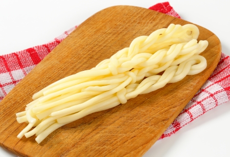 Slovak cuisine - String cheese in the shape of little braids (Korbaciky)
