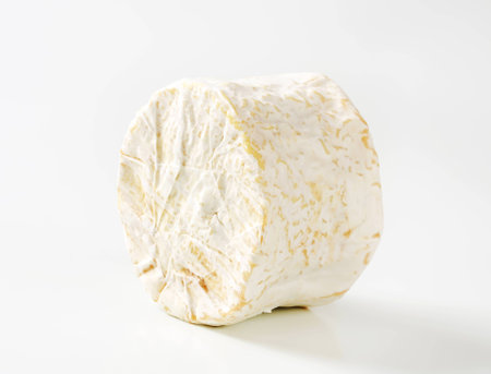 French soft cheese with white Penicillium candidum rindの写真素材