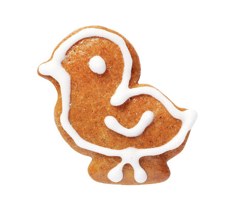 Gingerbread cookie in the shape of a chick
の写真素材