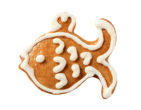 Gingerbread cookie in the shape of a carpの写真素材