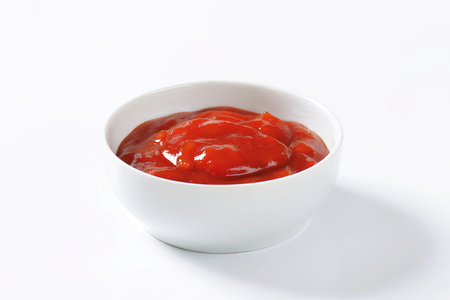 Tomato sauce with hot peppers, garlic and onionの写真素材