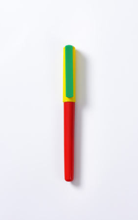 fountain pen on white background