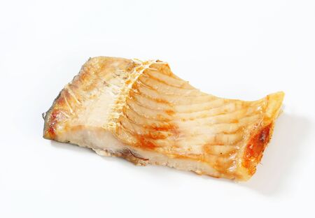 Oven-baked carp fillet - studio shot