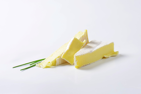 Brique cheese - soft cow's milk cheese with thin edible rindの写真素材
