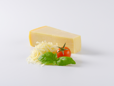 parmesan cheese, fresh tomato and basilの写真素材