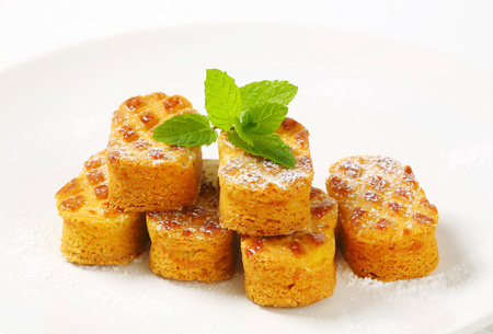 Dutch cuisine - Small oval-shaped cookies with almond fillingの写真素材