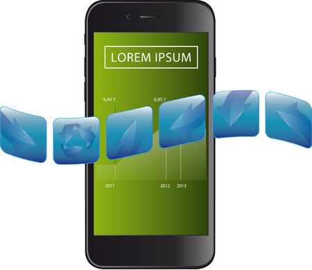 Visual Smartphoneのイラスト素材