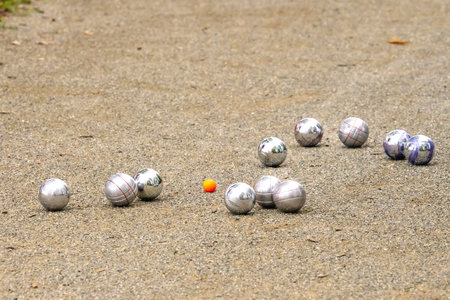Precision Boules Games: PÃ©tanque, Boccia, Boule Lyonnaise and Jeu ProvenÃ§al with silver bowls...