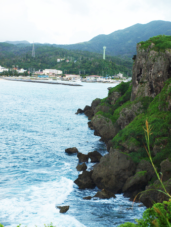 Shore of Okinawa, Japanの写真素材