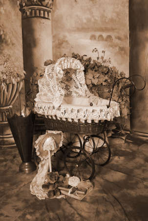 Victorian Style Photography Background (Insert Babies, Animals or Clients)の写真素材