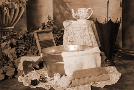 Victorian Style Photography Background (Insert Babies, Animals or Clients)の写真素材