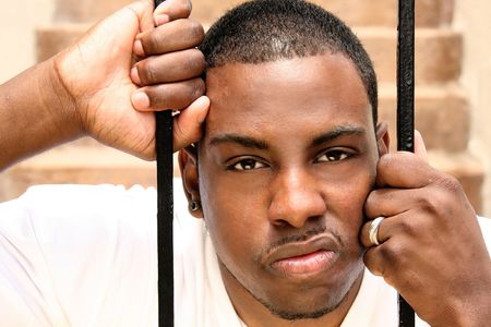 African American Male Portrait の写真素材