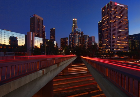 Los Angleles at Twilight December 10, 2011 