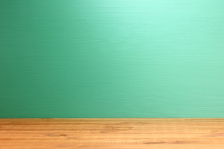 Blank Teacher Chalkboard For Your Text or Graphics の写真素材