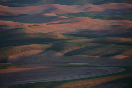 View of Palouse Washington from Steptoe Butte の写真素材