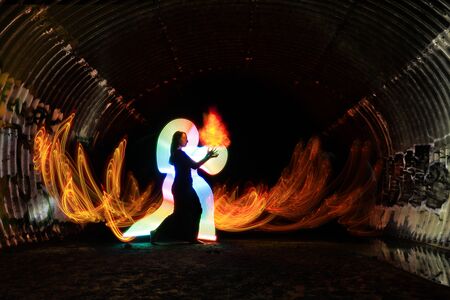 Creative Light Painting With Color and Tube Lighting