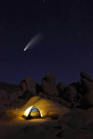 Night Sky Landscape Image of the Stars in the Universeの写真素材