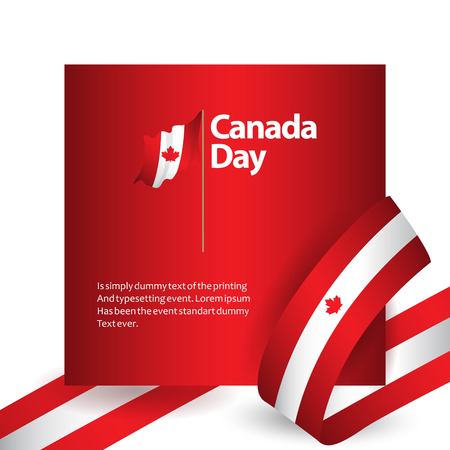 Canada Day Vector Template Design Illustrationのイラスト素材