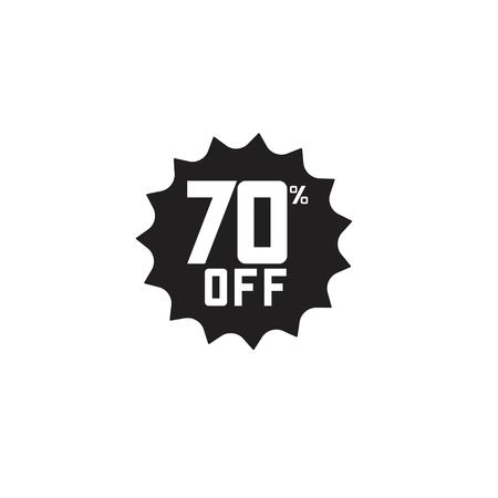 Discount 70% off Label Vector Template Design Illustrationのイラスト素材