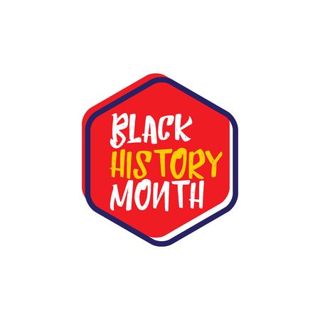 Black History Month Vector Template Design Illustrationのイラスト素材