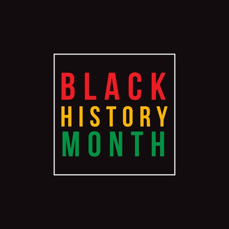 Black History Month Vector Template Design Illustrationのイラスト素材