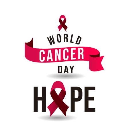 World Cancer Day Vector Template Design Illustrationのイラスト素材