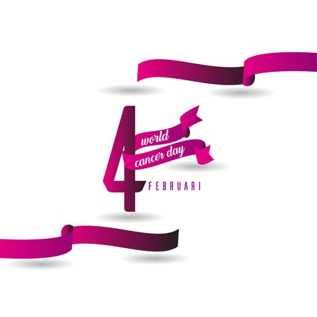 World Cancer Day Vector Template Design Illustrationのイラスト素材