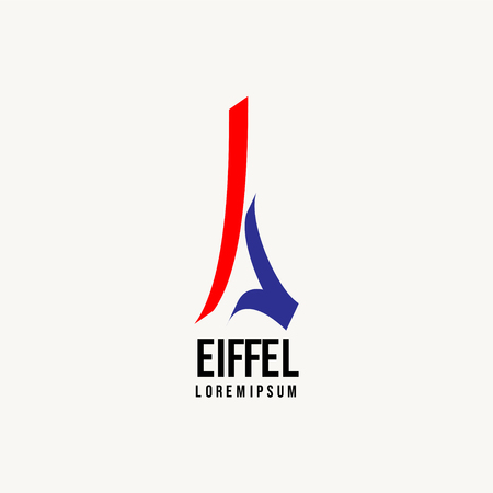 Eiffel Logo Vector Template Design Illustrationのイラスト素材