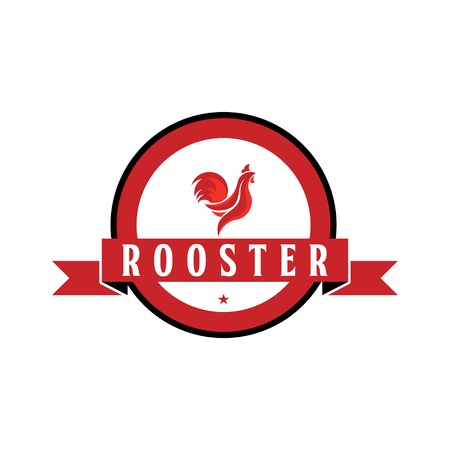Rooster Company Logo Vector Template Design Illustrationのイラスト素材