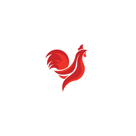 Rooster Company Logo Vector Template Design Illustrationのイラスト素材