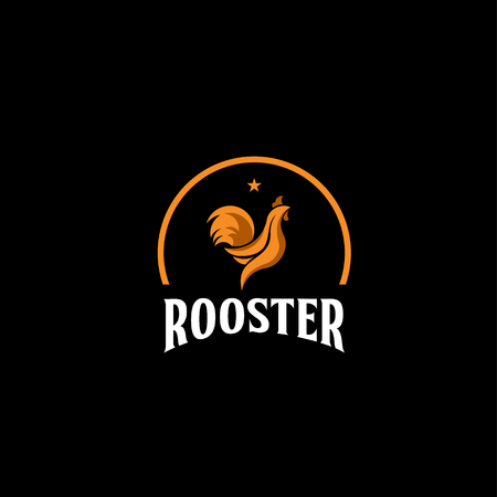 Rooster Logo Vector Template Design Illustrationのイラスト素材