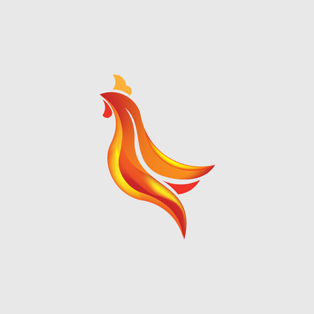 Rooster Logo Vector Template Design Illustrationのイラスト素材