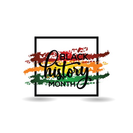 Black History Month Vector Template Design Illustrationのイラスト素材