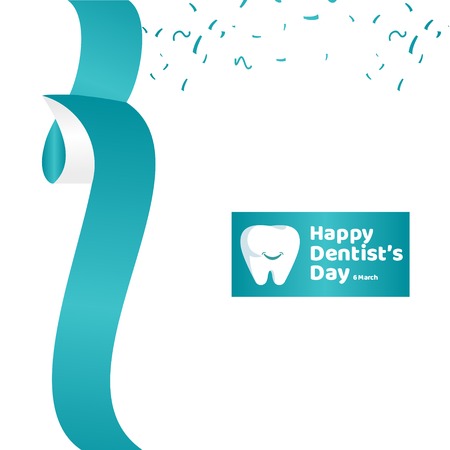 Happy Dentist's Day Vector Template Design Illustrationのイラスト素材