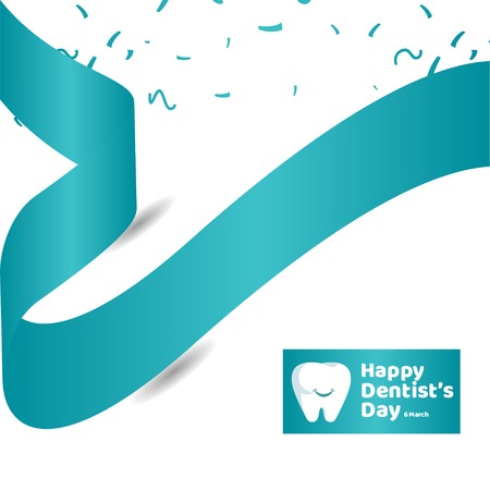 Happy Dentist's Day Vector Template Design Illustrationのイラスト素材