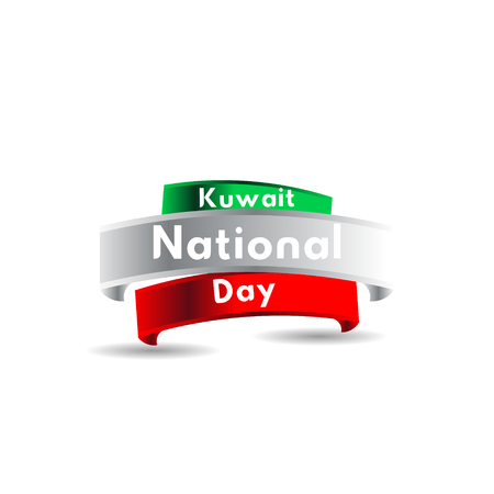 Kuwait National Day Vector Template Design Illustrationのイラスト素材