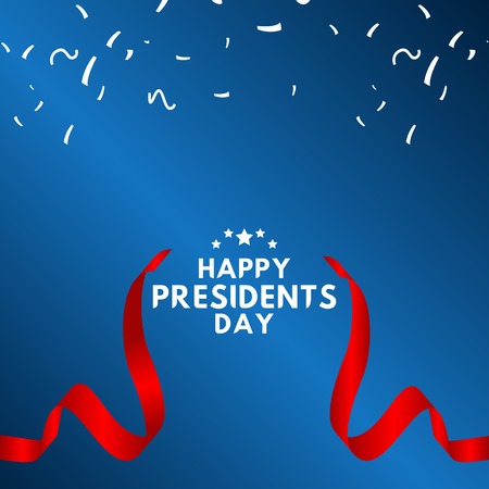 Happy Presidents Day Vector Template Design Illustrationのイラスト素材