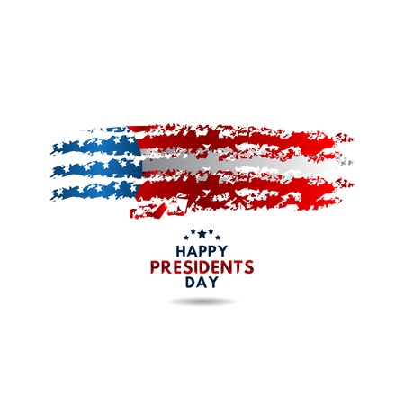 Happy Presidents Day Vector Template Design Illustrationのイラスト素材