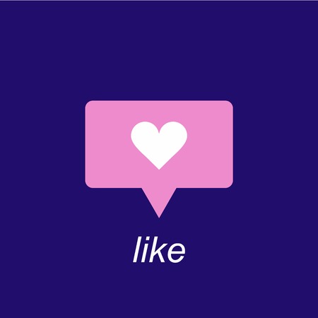 Like Icon Logo Vector Design Illustration