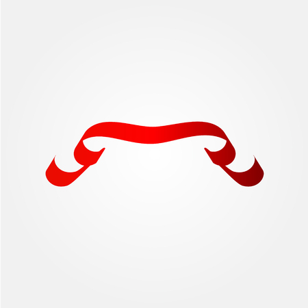 Ribbon Vector Template Design Illustrationのイラスト素材