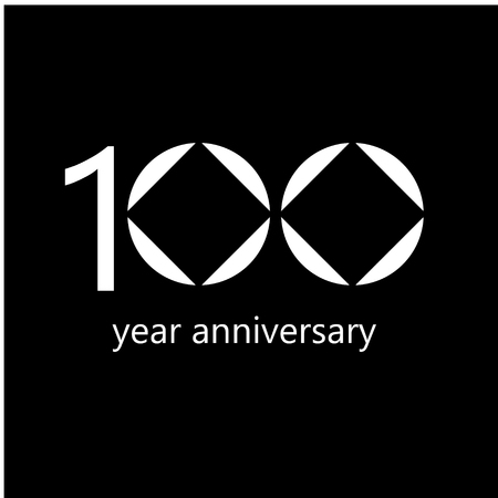 100 Year Anniversary Vector Template Design Illustrationのイラスト素材