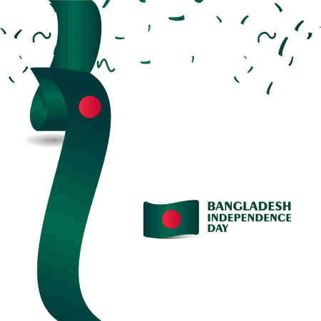 Bangladesh Independence Day Vector Template Design Illustrationのイラスト素材