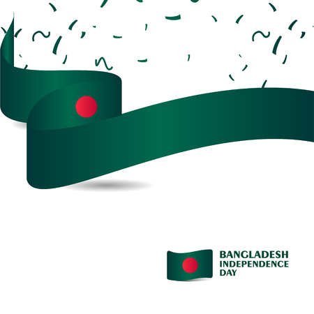 Bangladesh Independence Day Vector Template Design Illustrationのイラスト素材